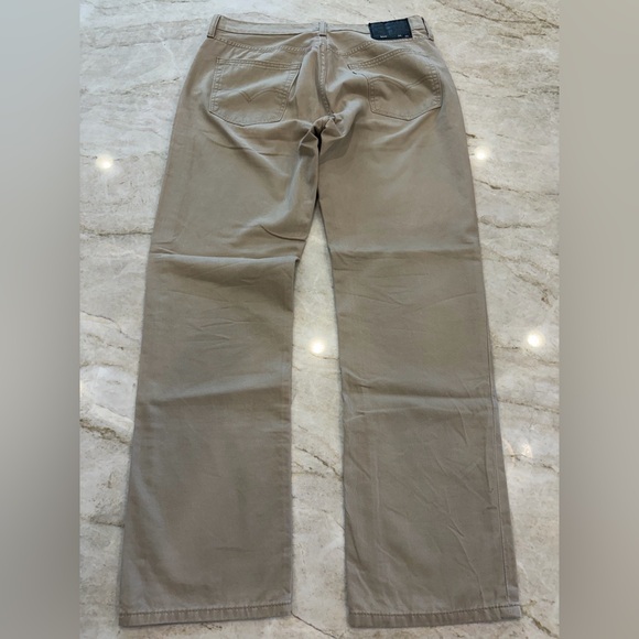 MEN'S SALE Levi’s 514 Khaki Straight Leg Pants 34x32 Classic Casual Chinos - Picture 6 of 12